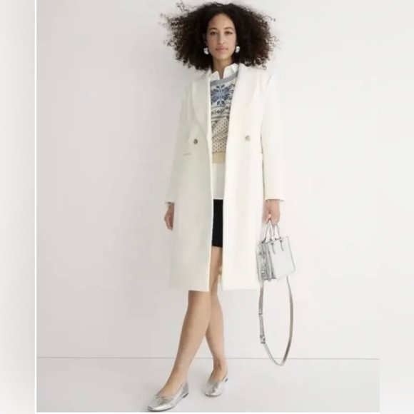 J. Crew Jackets & Coats New Daphne Topcoat In Italian Boiled Wool